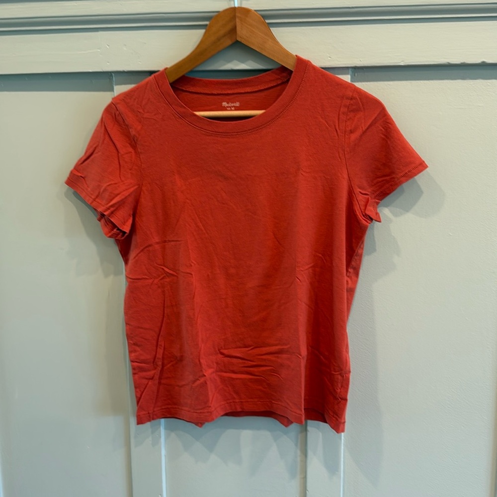 Burnt Orange Madewell Tee